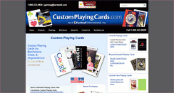 Desktop Screenshot of customplayingcards.com