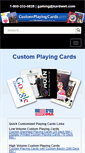 Mobile Screenshot of customplayingcards.com